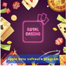 apple beta software program